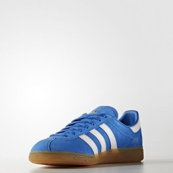 Adidas München Homme Blue/Footwear White/Gum Originals Chaussures NO: BB2777