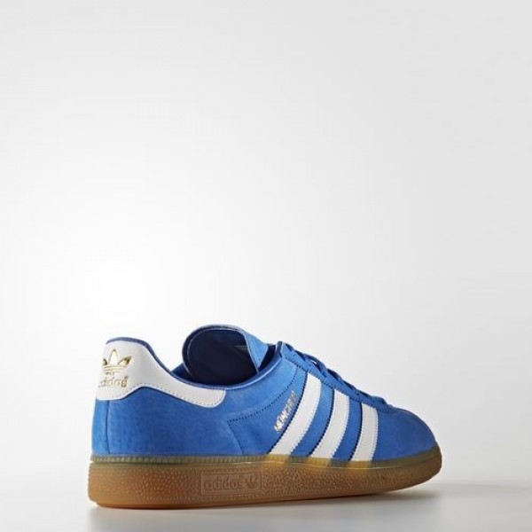 Adidas München Homme Blue/Footwear White/Gum Originals Chaussures NO: BB2777