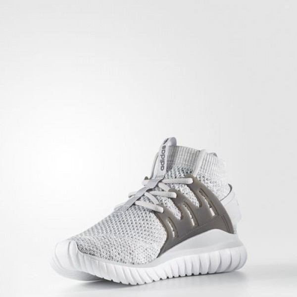 Adidas Tubular Nova Primeknit Gid Femme Tactile Green/Lgh Solid Grey/Dark Grey Heather Solid Grey Originals Chaussures NO: BB8410