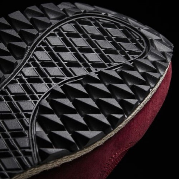 Adidas New York Femme Collegiate Burgundy/Matte Silver/Mystery Red Originals Chaussures NO: BB1189