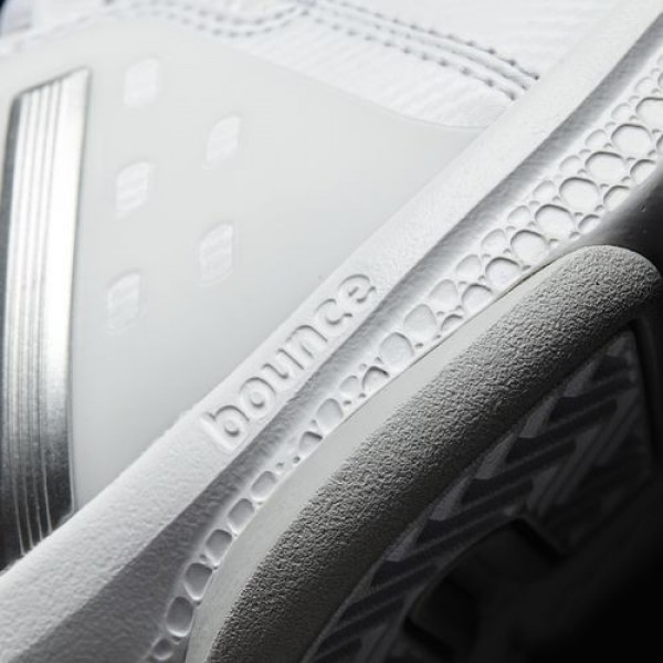 Adidas Barricade Classic Bounce Femme Footwear White/Silver Metallic/Lgh Solid Grey Tennis Chaussures NO: BY2926