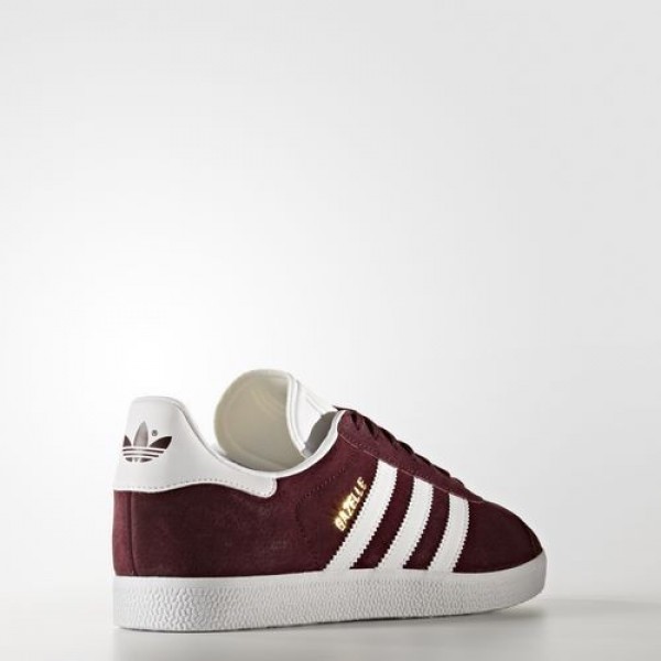 Adidas Gazelle Homme Maroon/Footwear White/Gold Metallic Originals Chaussures NO: BB5255