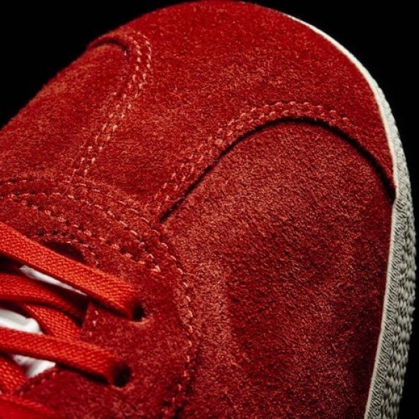 Adidas Gazelle Super Homme Red/Vintage White/Gold Metallic Originals Chaussures NO: BB5242