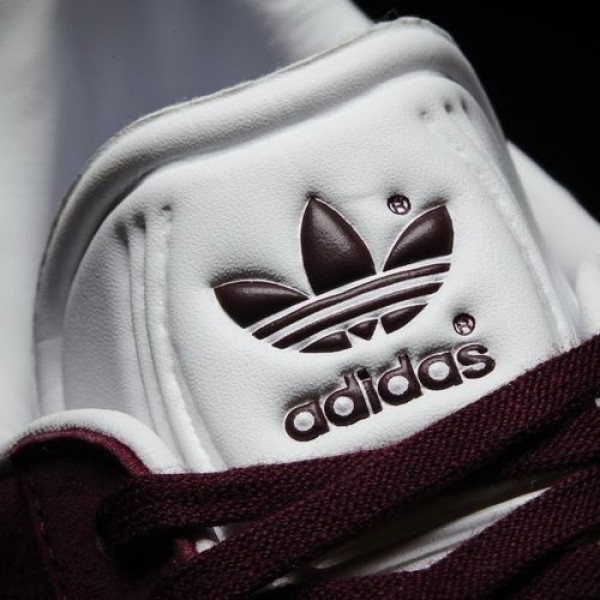 Adidas Gazelle Homme Maroon/Footwear White/Gold Metallic Originals Chaussures NO: BB5255