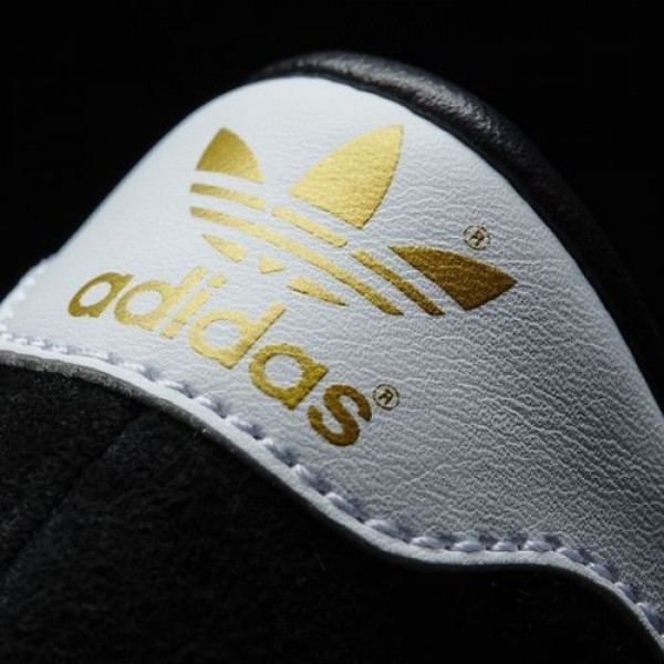 Adidas Hamburg Homme Core Black/Footwear White/Gum Originals Chaussures NO: S76696