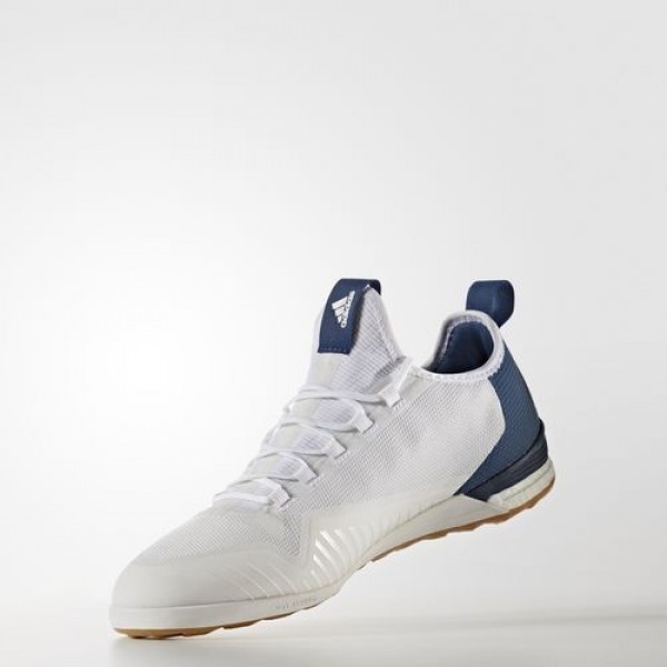 Adidas Ace Tango 17.1 Indoor Homme Footwear White/Core Black/Mystery Blue Football Chaussures NO: BA8536