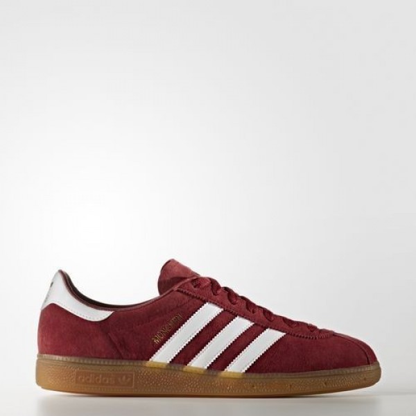 Adidas München Homme Collegiate Burgundy/Footwear White/Gum Originals Chaussures NO: BB2776