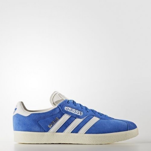 Adidas Gazelle Super Homme Blue/Vintage White/Gold...
