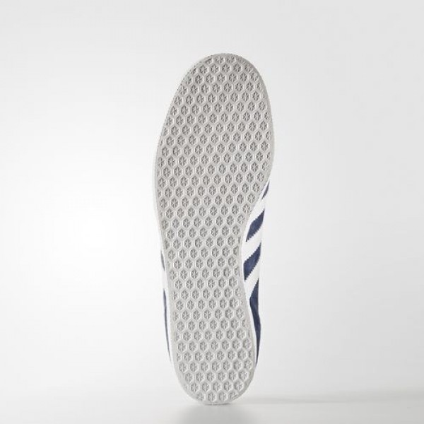 Adidas Gazelle Homme Collegiate Navy/White/Gold Metallic Originals Chaussures NO: BB5478