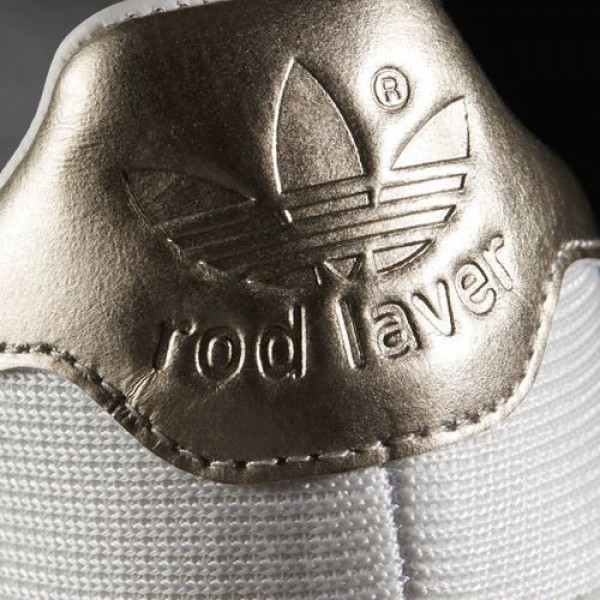 Adidas Rod Laver Super Platinum Homme Vintage White/Silver Metallic Originals Chaussures NO: BA7271