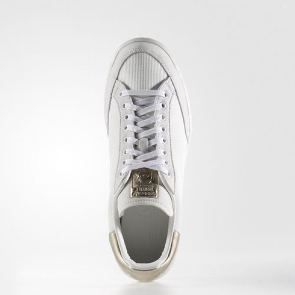 Adidas Rod Laver Super Platinum Homme Vintage White/Silver Metallic Originals Chaussures NO: BA7271