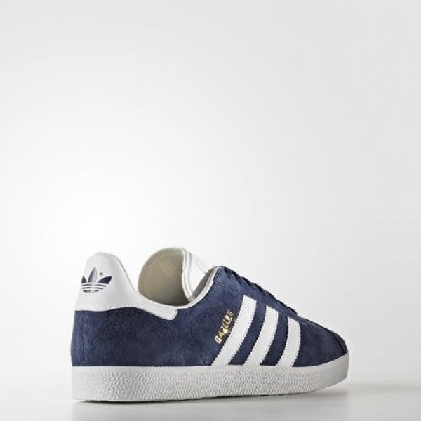 Adidas Gazelle Homme Collegiate Navy/White/Gold Metallic Originals Chaussures NO: BB5478