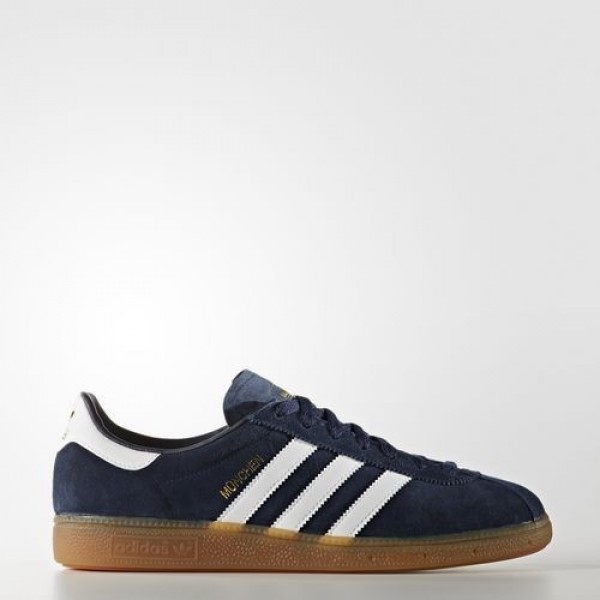 Adidas München Femme Collegiate Navy/Footwear White/Gum Originals Chaussures NO: BB5297
