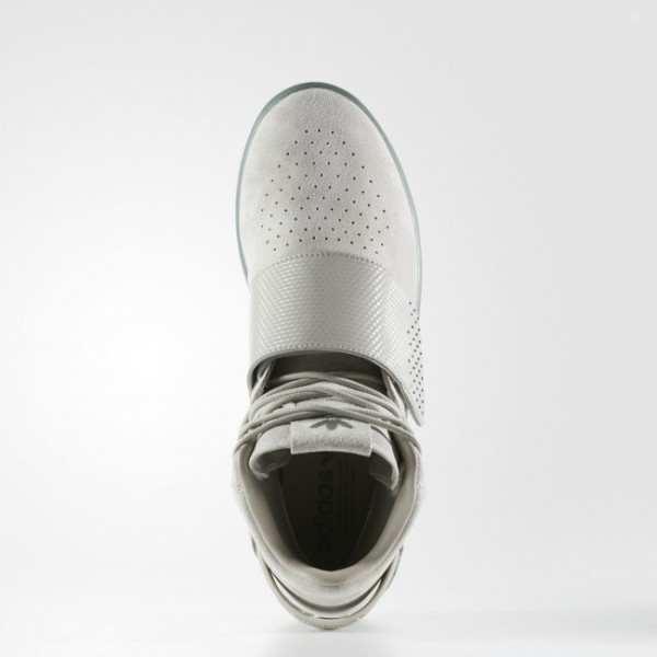 Hommes Originals  Chaussure Tubular Invader Strap Couleur Sesame/Sesame/Trace Green (BY3635)