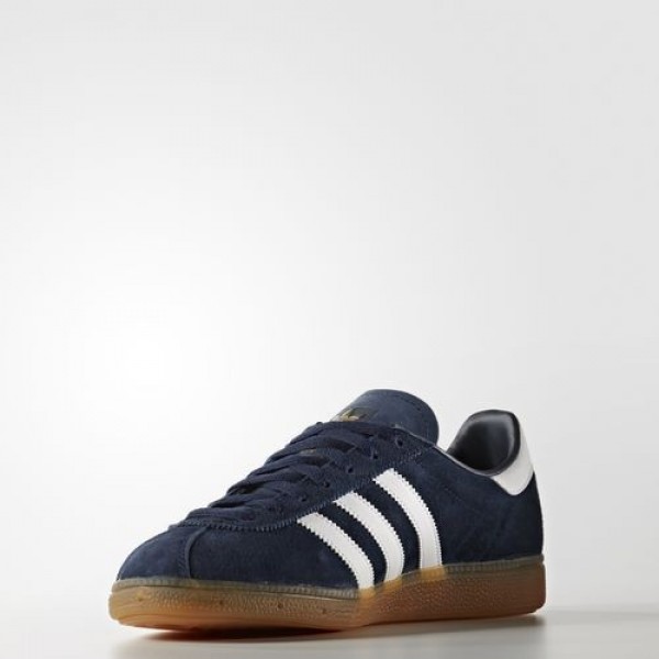 Adidas München Femme Collegiate Navy/Footwear White/Gum Originals Chaussures NO: BB5297