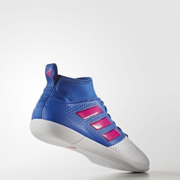 Adidas Ace 17.3 Primemesh Indoor Homme Blue/Shock Pink/Footwear White Football Chaussures NO: BB1761
