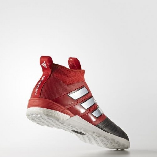 Adidas Ace Tango 17+ Purecontrol Indoor Homme Red/Footwear White/Core Black Football Chaussures NO: BY2819