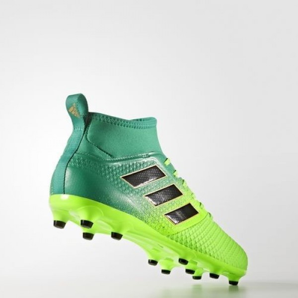 Adidas Ace 17.3 Primemesh Terrain Souple Homme Solar Green/Core Black/Core Green Football Chaussures NO: BB1016