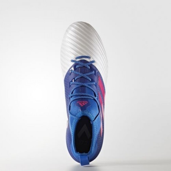 Adidas Ace 17.2 Primemesh Terrain Souple Homme Blue/Shock Pink/Footwear White Football Chaussures NO: BB4323
