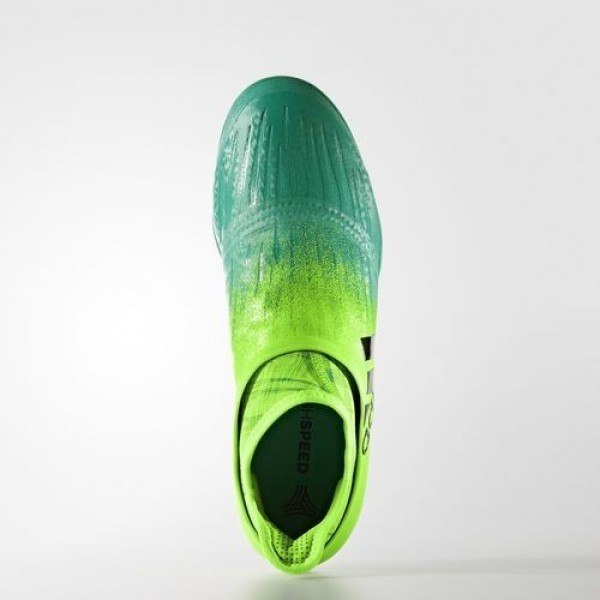 Adidas X Tango 16+ Purechaos Turf Homme Solar Green/Core Black/Core Green Football Chaussures NO: S82084