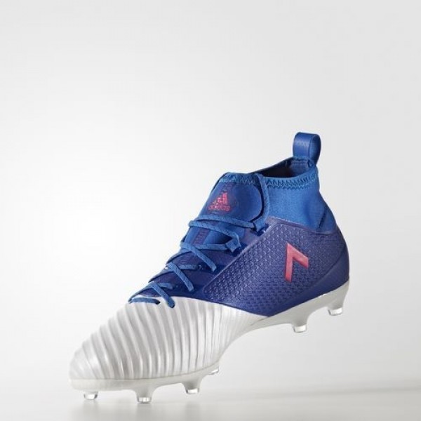 Adidas Ace 17.2 Primemesh Terrain Souple Homme Blue/Shock Pink/Footwear White Football Chaussures NO: BB4323