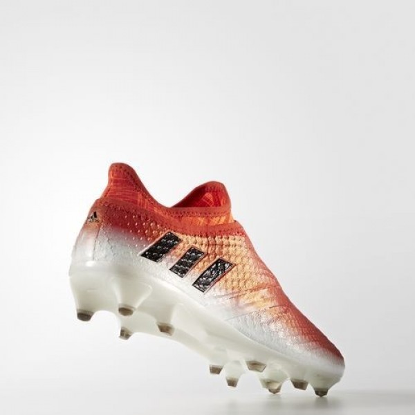 Adidas Messi 16+ Pureagility Terrain Souple Homme Footwear White/Core Black/Red Football Chaussures NO: BB1870