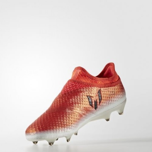 Adidas Messi 16+ Pureagility Terrain Souple Homme Footwear White/Core Black/Red Football Chaussures NO: BB1870