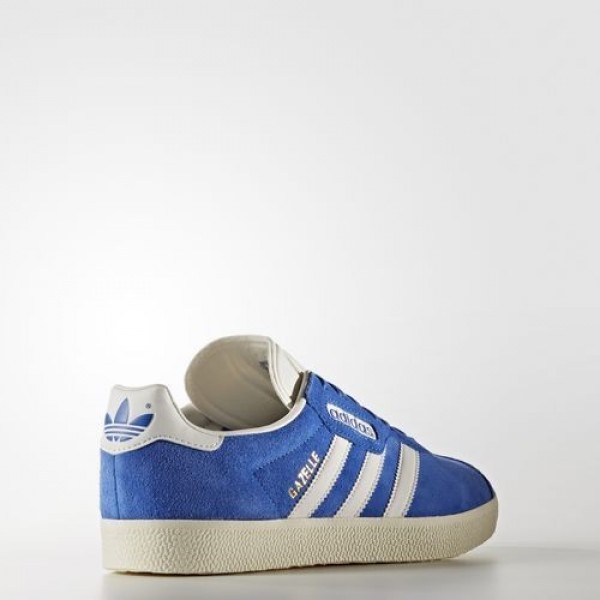 Adidas Gazelle Super Femme Blue/Vintage White/Gold Metallic Originals Chaussures NO: BB5241