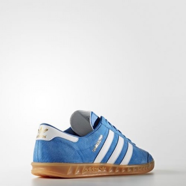 Adidas Hamburg Homme Bluebird/Footwear White/Gum Originals Chaussures NO: S76697