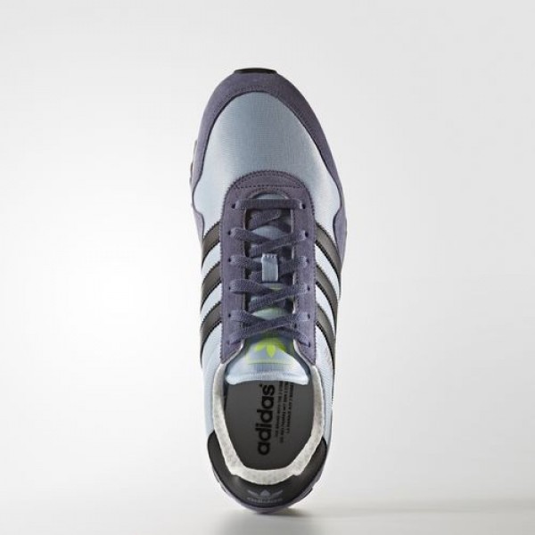 Adidas Haven Homme Easy Blue/Core Black/Solar Yellow Originals Chaussures NO: BB1282