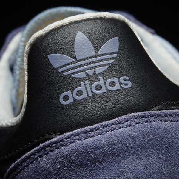 Adidas Haven Homme Easy Blue/Core Black/Solar Yellow Originals Chaussures NO: BB1282