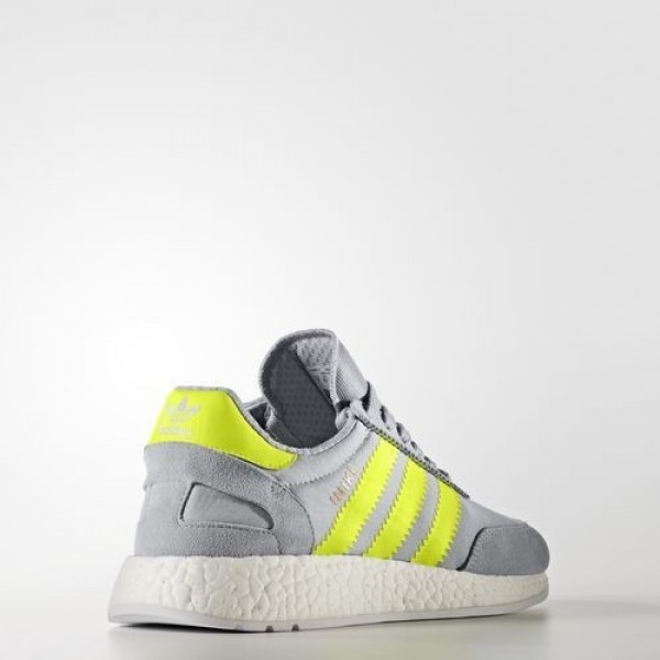 Adidas Iniki Runner Femme Clear Onix/Solar Yellow/Footwear White Originals Chaussures NO: BB0001