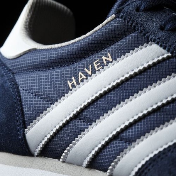 Adidas Haven Femme Collegiate Navy/Footwear White/Clear Granite Originals Chaussures NO: BB1280