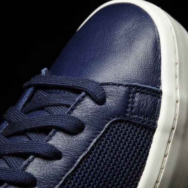 Adidas Court Vantage Femme Collegiate Navy/Footwear White Originals Chaussures NO: S76197