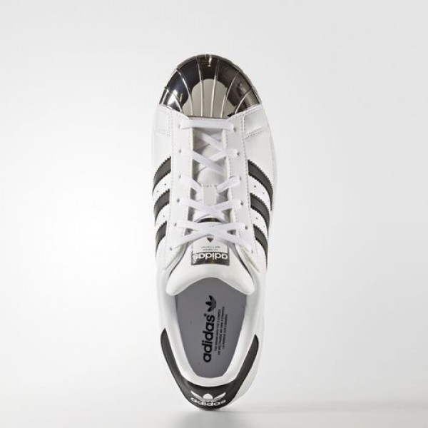 Adidas Superstar 80S Femme Footwear White/Core Black/Silver Metallic Originals Chaussures NO: BB5114