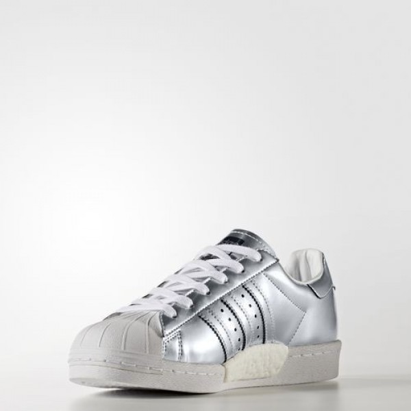 Adidas Superstar Boost Femme Silver Metallic/Footwear White Originals Chaussures NO: BB2271