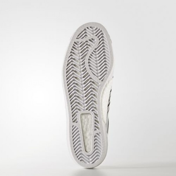 Adidas Superstar Boost Femme Silver Metallic/Footwear White Originals Chaussures NO: BB2271