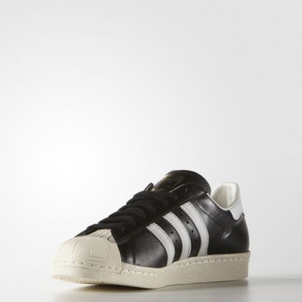 Adidas Superstar 80S Homme Core Black/White/Chalk White Originals Chaussures NO: G61069