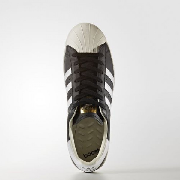 Adidas Superstar Boost Homme Core Black/Footwear White/Gold Metallic Originals Chaussures NO: BB0189