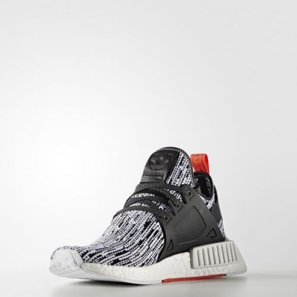 Adidas Nmd_Xr1 Primeknit Homme White/Core Black/Semi Solar Red Originals Chaussures NO: S32216