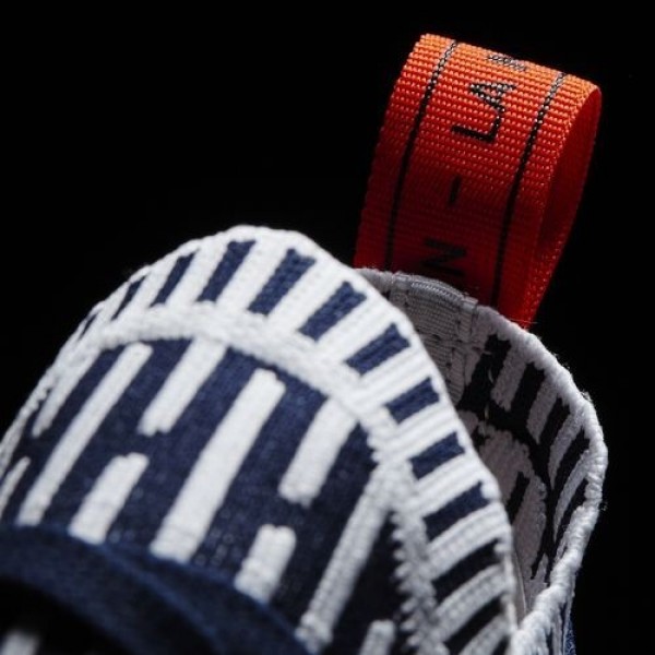Adidas Nmd_R2 Primeknit Homme Collegiate Navy/Collegiate Green/Footwear White Originals Chaussures NO: BB2909