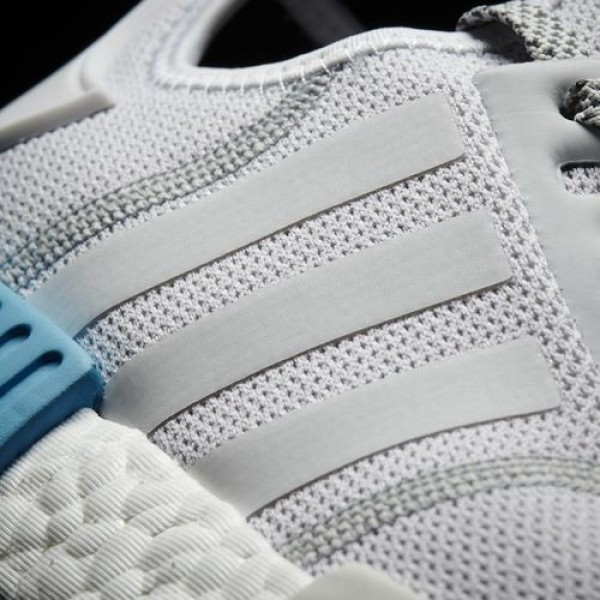Adidas Nmd_R1 Homme White/ White/Bright Cyan Originals Chaussures NO: S31511