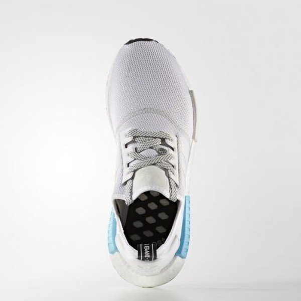 Adidas Nmd_R1 Homme White/ White/Bright Cyan Originals Chaussures NO: S31511
