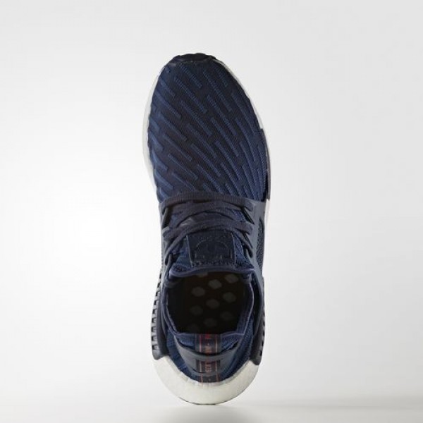 Adidas Nmd_Xr1 Primeknit Homme Collegiate Navy/Core Red Originals Chaussures NO: BA7215