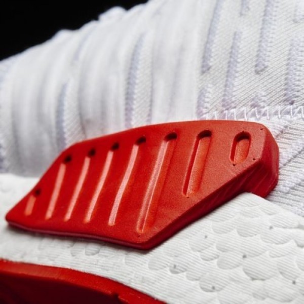 Adidas Nmd_R2 Primeknit Homme Footwear White/Core Red Originals Chaussures NO: BA7253