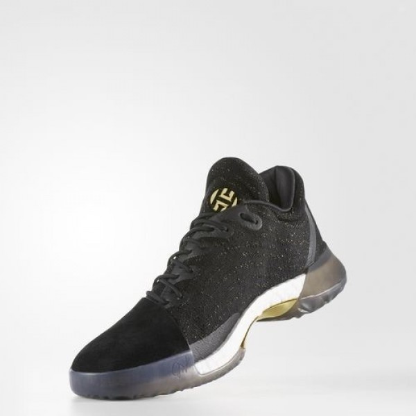 Adidas Harden Vol. 1 Homme Core Black/Utility Black/Gold Metallic Basketball Chaussures NO: BW0545