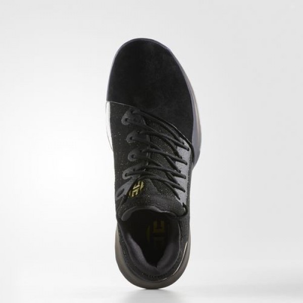 Adidas Harden Vol. 1 Homme Core Black/Utility Black/Gold Metallic Basketball Chaussures NO: BW0545