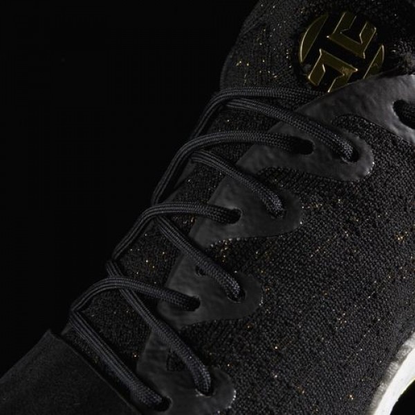 Adidas Harden Vol. 1 Homme Core Black/Utility Black/Gold Metallic Basketball Chaussures NO: BW0545