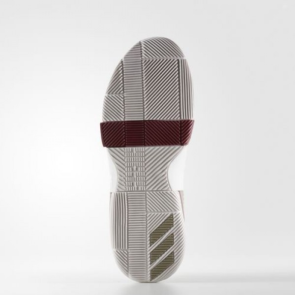 Adidas Dame 3 West Campus Homme Pearl Grey/Collegiate Burgundy/Trace Cargo Basketball Chaussures NO: BW0326