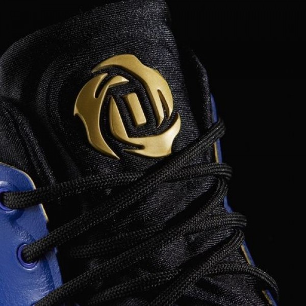 Adidas D Rose 7 Homme Blue Solid/Core Black/Gold Metallic Basketball Chaussures NO: BB8290